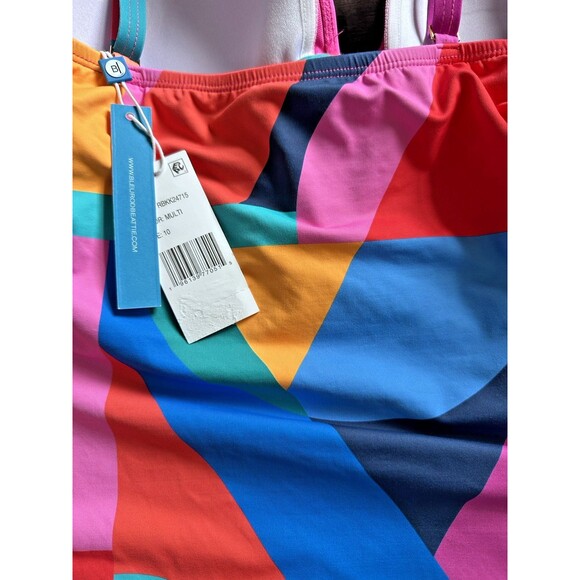 Bleu by Rod Beattie Women's Molded-Cup One-Piece Swimsuit Multicolor Size 10 - Picture 8 of 9